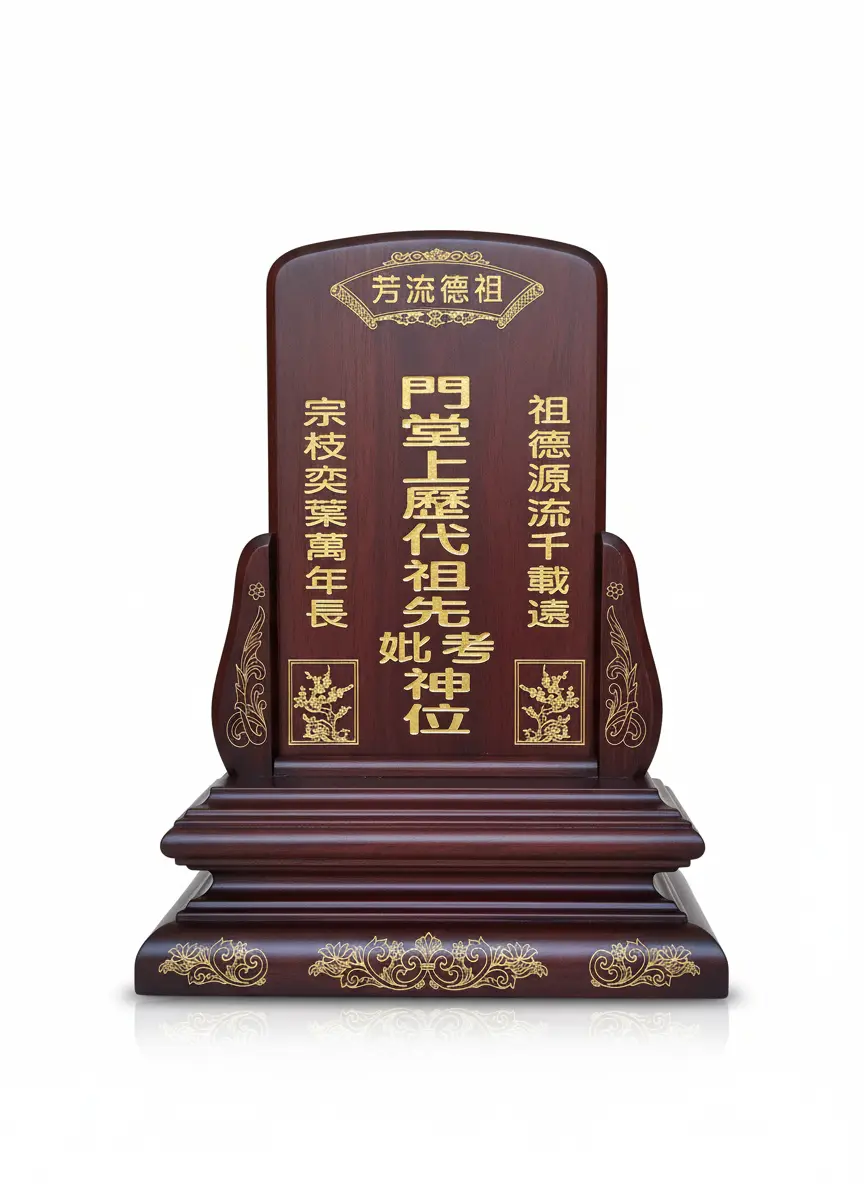 玲珑工艺旺家业系列祖先牌位产品图
