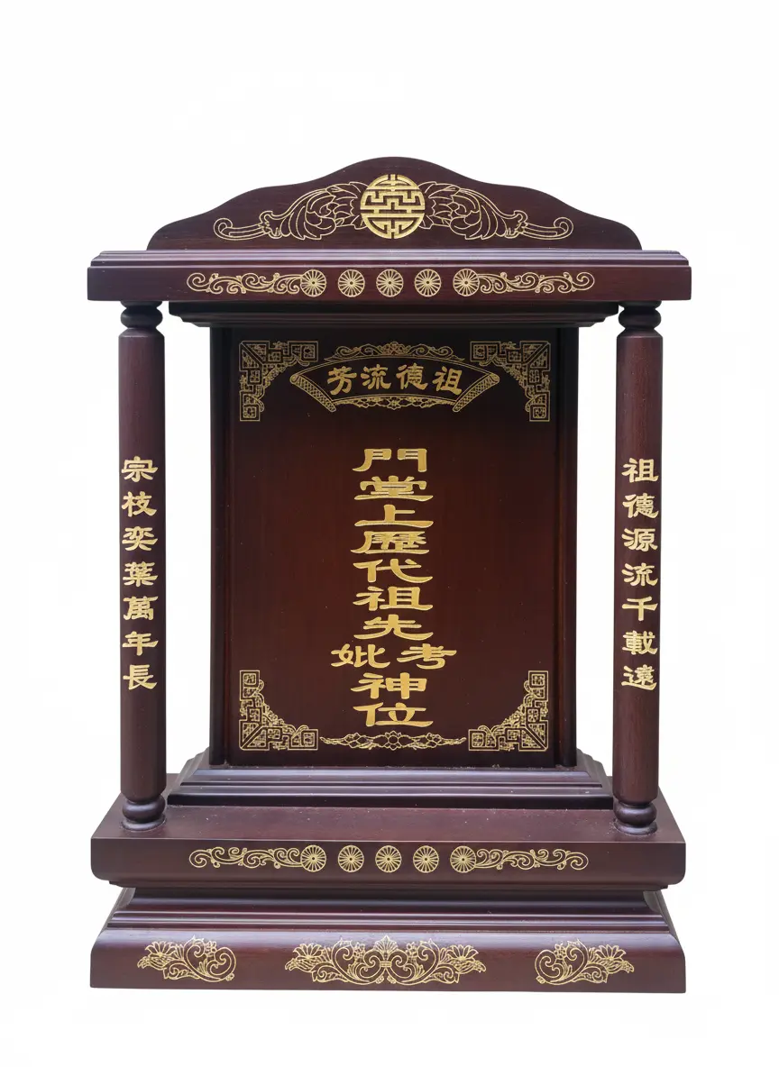 玲珑工艺旺家兴系列祖先牌位产品图